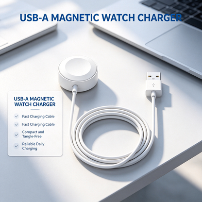 USB-A Magnetic Watch Charger