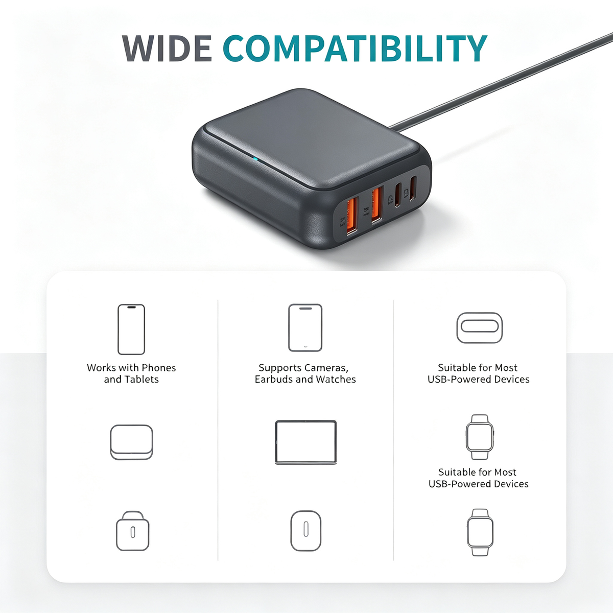 8-Port Fast Charging Station