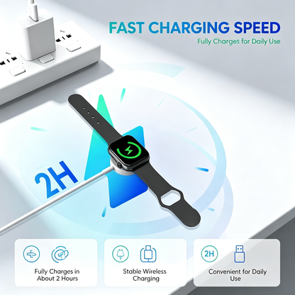 USB-A Magnetic Watch Charger