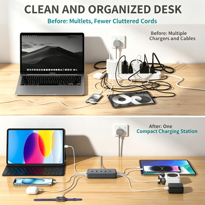 8-Port Fast Charging Station
